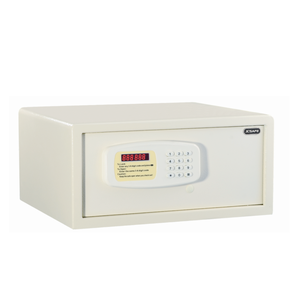 Hotel Safe 2042MQ | Password & Key Dual Lock Compact Hotel Guest Room Safe