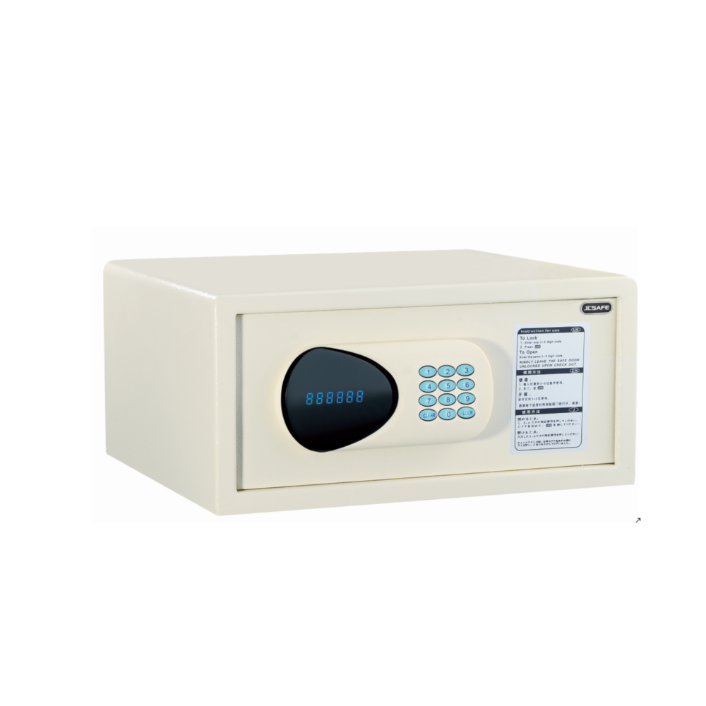 Hotel Safe 2042MQ | Password & Key Dual Lock Compact Hotel Guest Room Safe