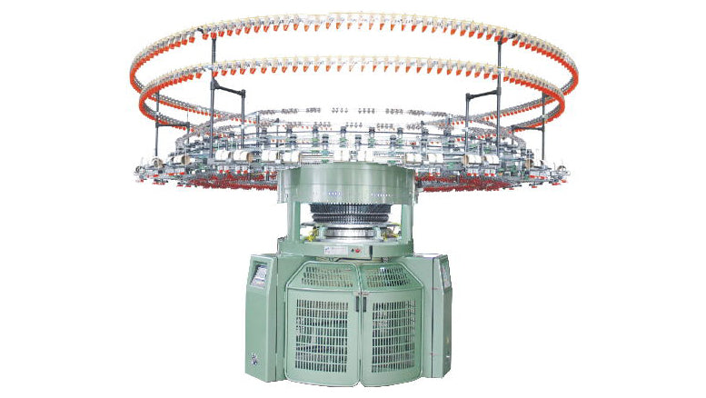 Single Jacquard with Striper Circular Knitting Machine