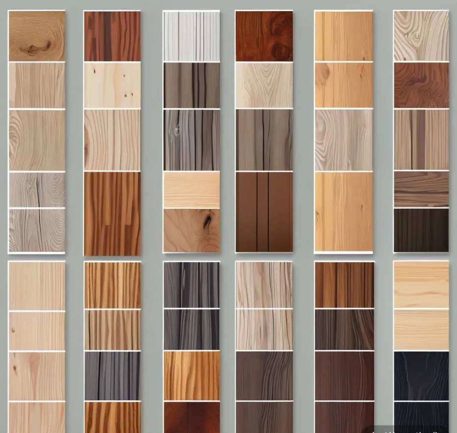 Eco-Friendly B1 Flame Retardant Wood Grain Film - 180um Self-Adhesive Waterproof PVC Viny