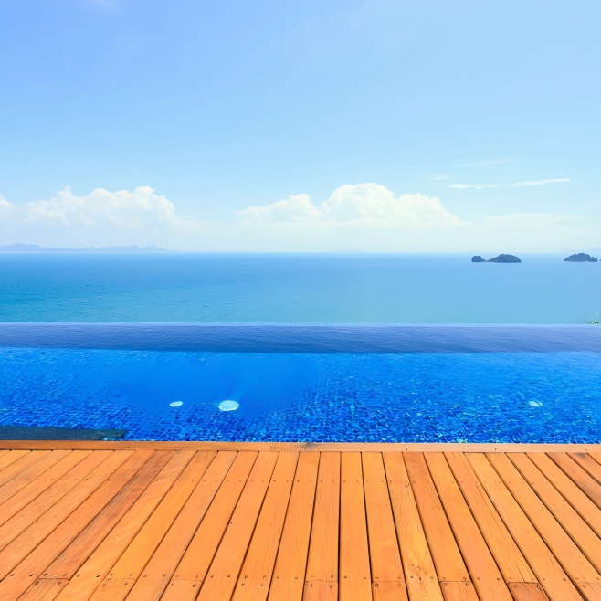 Villa Courtyard Decking | Outdoor WPC Garden Decking 140×25mm | Fast Installation