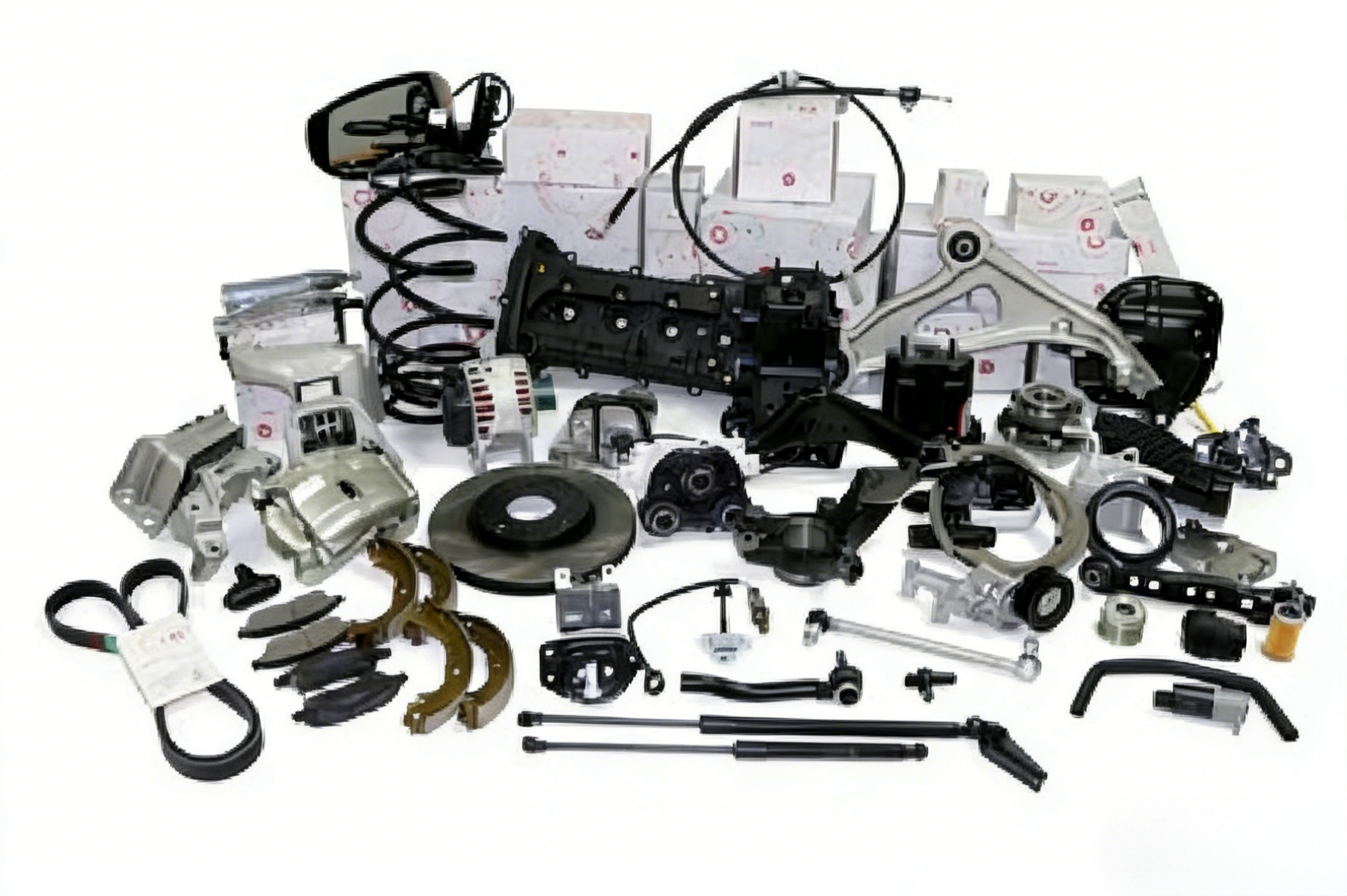 Full Automotive Spare Parts Kit - Engine, Transmission, Body, Electrical, Chassis Components | High-Quality Auto Parts for Vehicle Overhaul